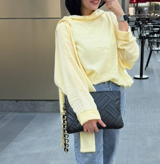 Scarf blouse
