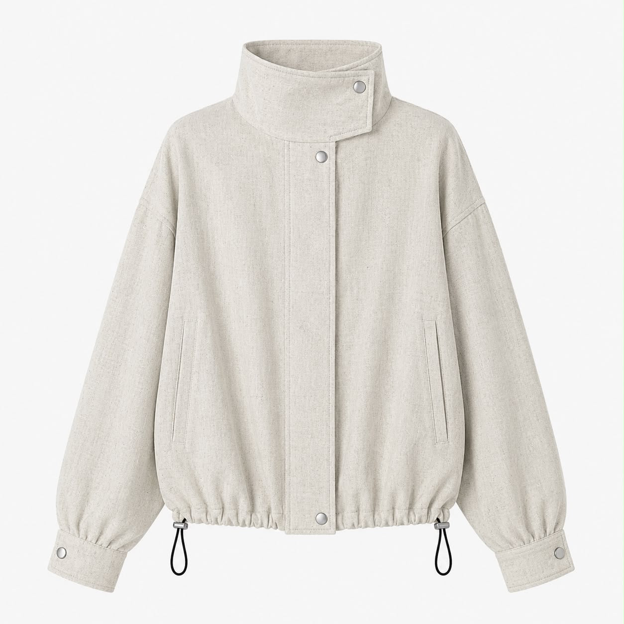 Linen Bomber Jacket